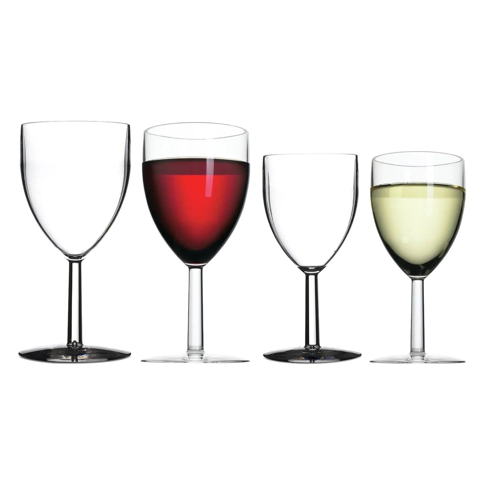 Mepal Kunststoff-Weingläser 4er Set Transparent