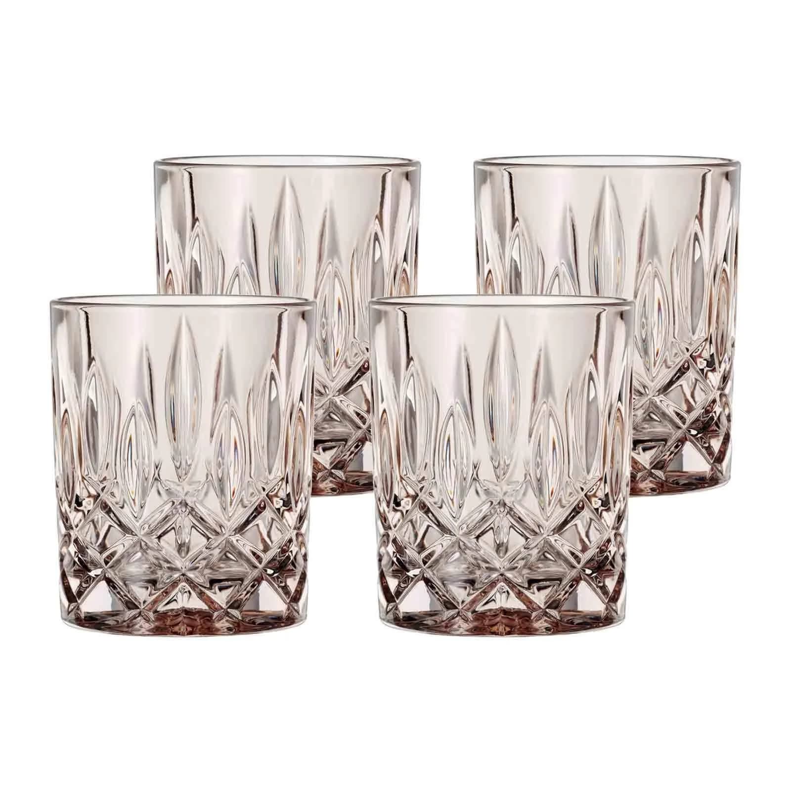 Nachtmann Whiskyglas Noblesse Fresh 4er Set Grau Taupe Glas - Bild 2