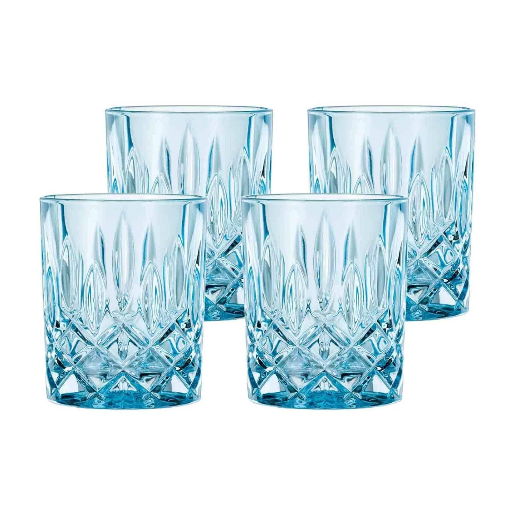 Nachtmann Whiskyglas Noblesse Fresh 4er Set Blau Glas