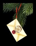 Figuren Shop GmbH Harry Potter Hogwarts Brief Christbaumschmuck Bunt Bild 1
