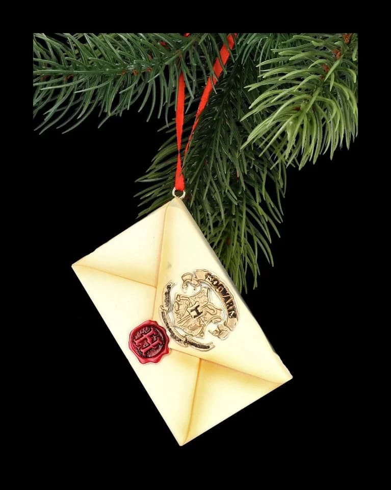 Figuren Shop GmbH Harry Potter Hogwarts Brief Christbaumschmuck Bunt