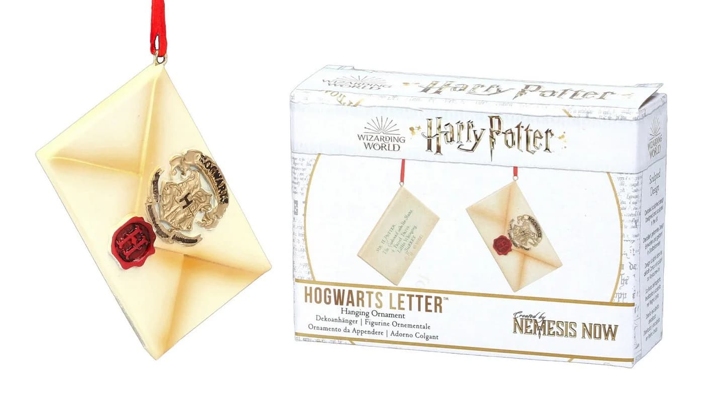 Figuren Shop GmbH Harry Potter Hogwarts Brief Christbaumschmuck Bunt - Bild 2