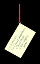 Figuren Shop GmbH Harry Potter Hogwarts Brief Christbaumschmuck Bunt Bild 4
