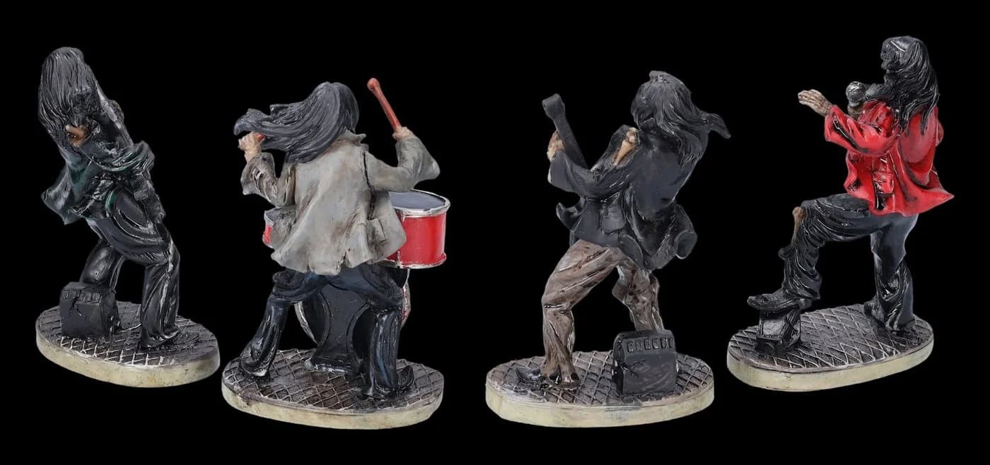Figuren Shop GmbH Gothic Skelett Rockband Dekofigur One Hell of a Band