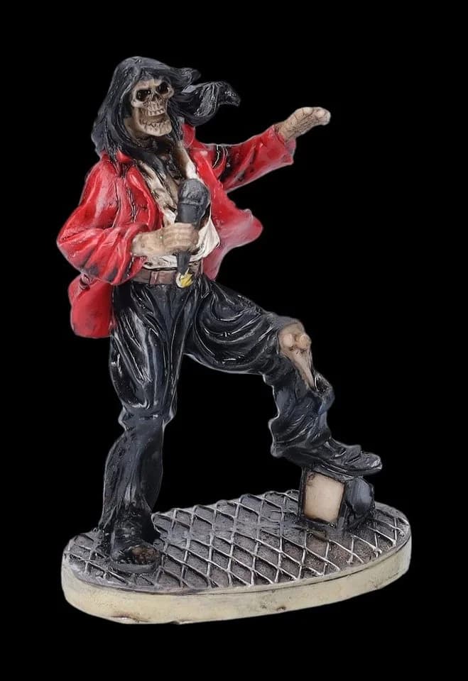 Figuren Shop GmbH Gothic Skelett Rockband Dekofigur One Hell of a Band - Bild 4