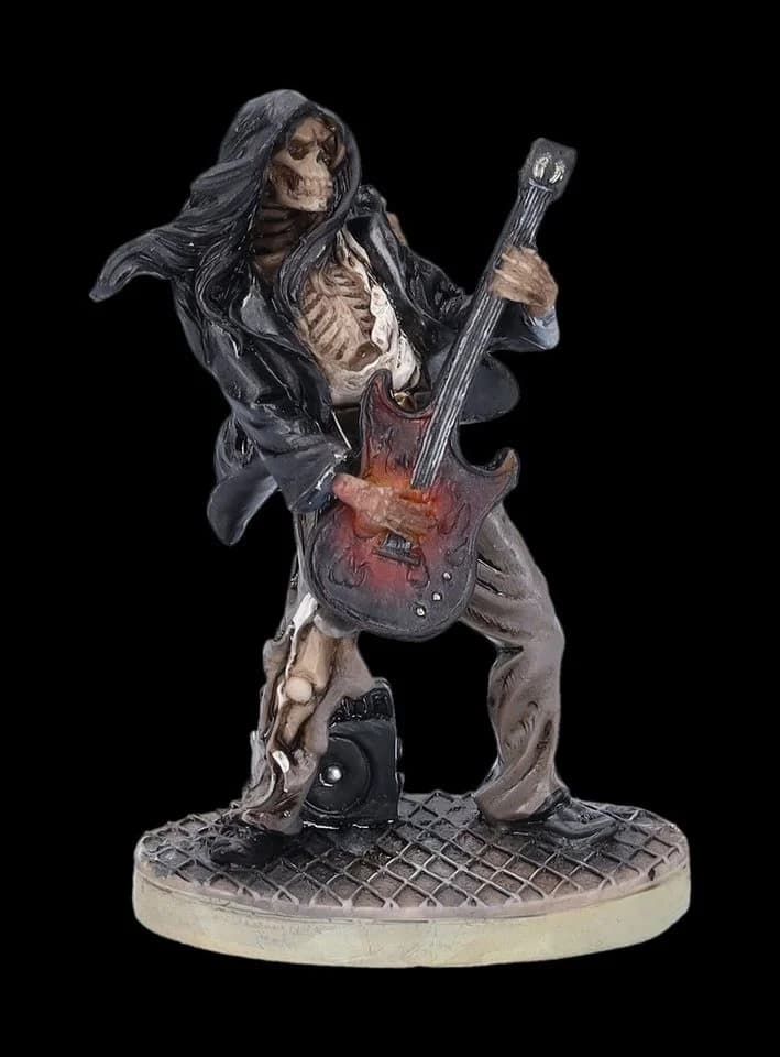 Figuren Shop GmbH Gothic Skelett Rockband Dekofigur One Hell of a Band - Bild 5