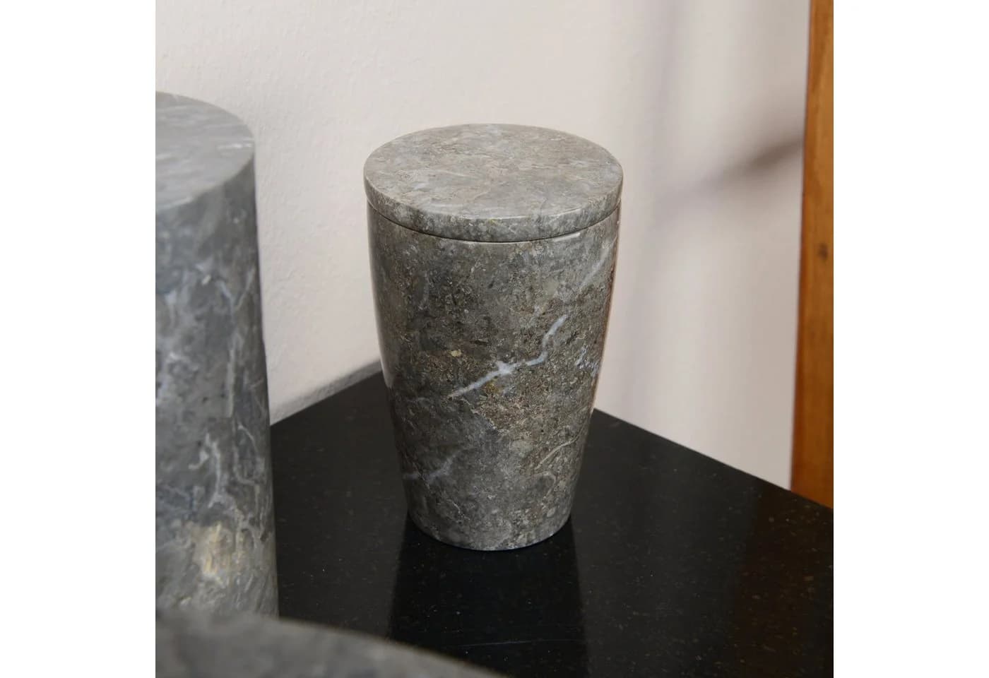 wohnfreuden Aufbewahrungsdose Marmor grau - Bild 4