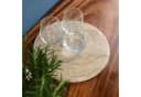 wohnfreuden Dekotablett Marmor Naturstein Platte 30 cm creme rund Bild 3