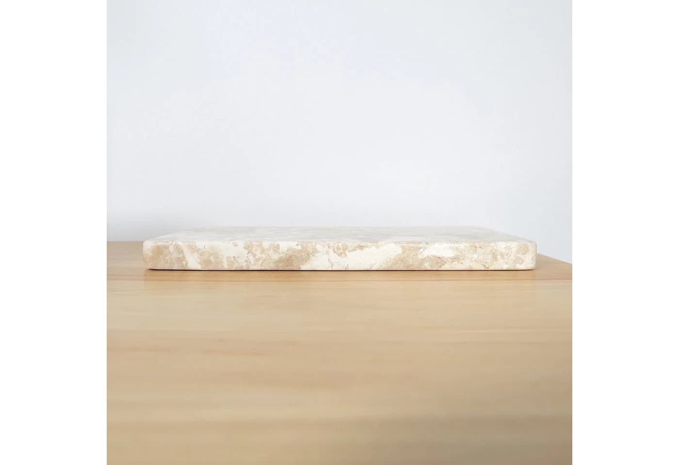 wohnfreuden Dekotablett Marmor 30 cm Creme Rechteckig Flach - Bild 5
