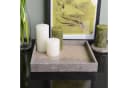 wohnfreuden Dekotablett Marmor Grau Quadratisch 30 cm Bild 2