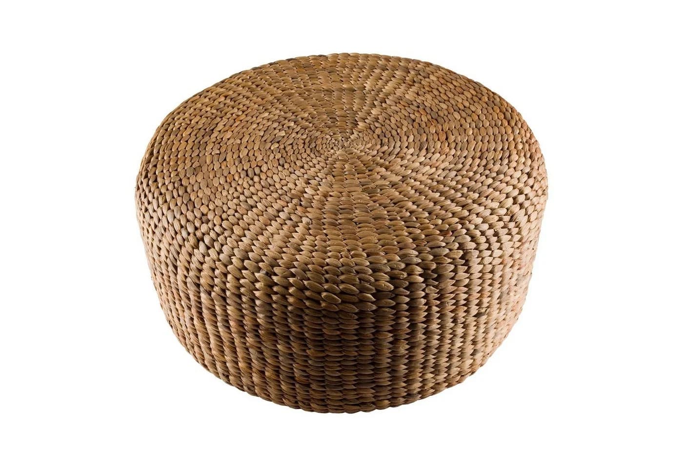 wohnfreuden Hocker Sitz-Pouf BRUNO 60 cm Wasserhyazinthe - Bild 2