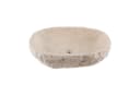 wohnfreuden Aufsatzwaschbecken Erosi Marmor 60 cm Creme Bild 2