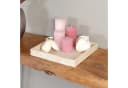 wohnfreuden Dekotablett Marmor 30 cm Creme quadratisch Bild 1