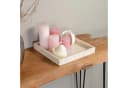 wohnfreuden Dekotablett Marmor 30 cm Creme quadratisch Bild 3