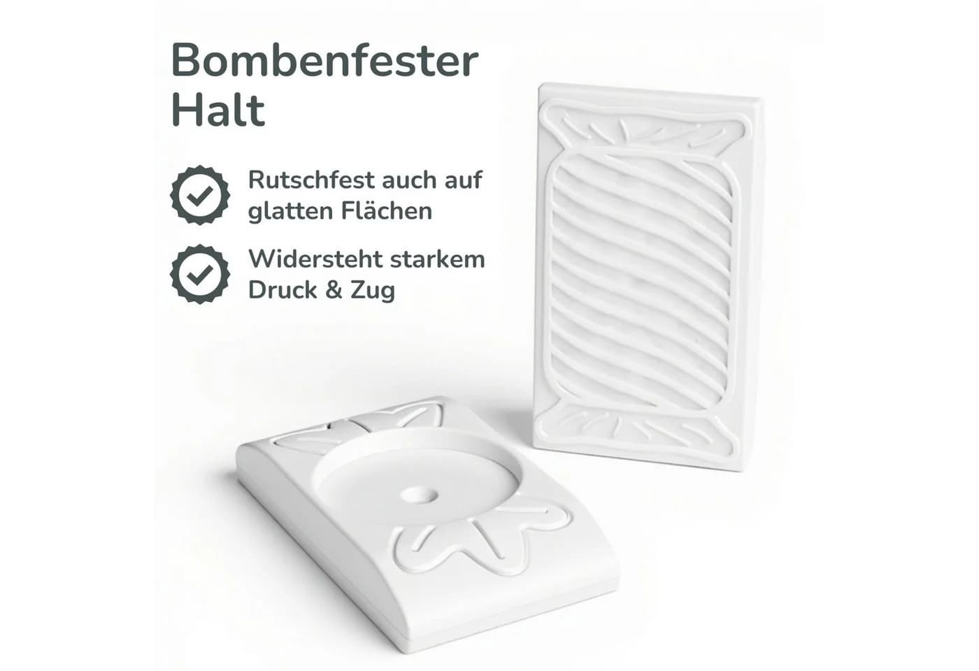Bronea Wandschutzpads Eckig für Treppengitter & Türschutzgitter