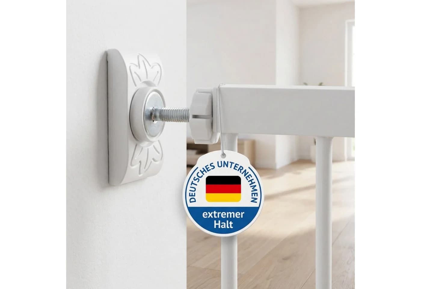 Bronea Wandschutzpads Eckig für Treppengitter & Türschutzgitter - Bild 2