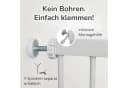 Bronea Treppenschutzgitter LUCA-M Weiß Ohne Bohren Bild 5