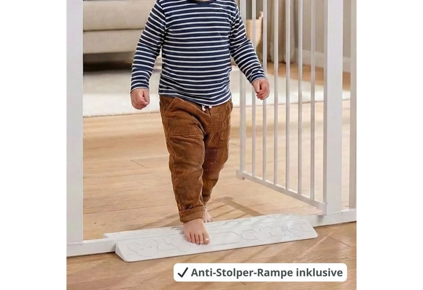 Bronea BALU Treppenschutzgitter ohne Bohren mit Auto-Close & Safety-Lock - Bild 5