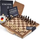 Falkenwerk Magnetisches Schachspiel Holz 38x38 cm mit Magnetfuß Bild 2