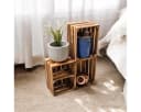 Teramico Holzkiste Set 3x Geflammt Aufbewahrungsbox Bild 5