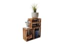 Teramico Holzkiste Set 3x Geflammt Aufbewahrungsbox Bild 5