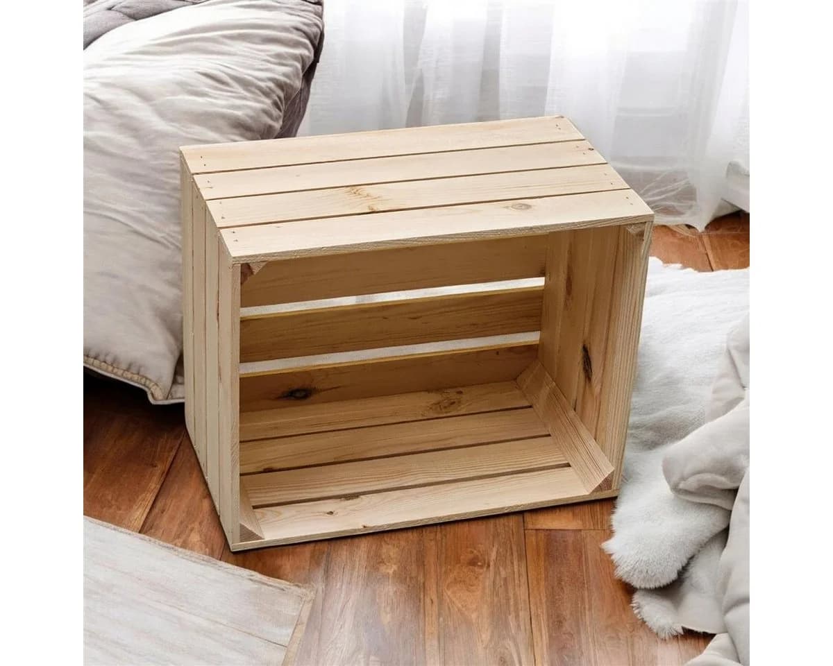 Teramico 3er Set Naturholzkiste Vintage Rustikal