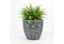 Teramico Blumentopf "Egg Pot" Lava Blau Keramik Bild 2