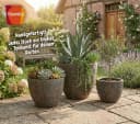 Teramico Blumentopf Egg Pot Lava Braun Keramik Bild 1