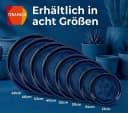 Teramico Blumentopfuntersetzer Keramik Royal Blau Ø 30 cm Bild 3