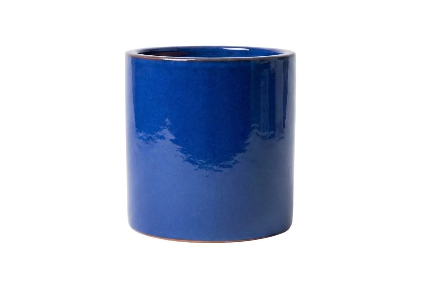 Teramico Blumentopf Cilinder Royal Blau Frostfest UV-Fest