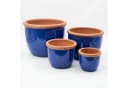 Teramico Pflanztopf Keramik Royalblau FARMER Serie Bild 1