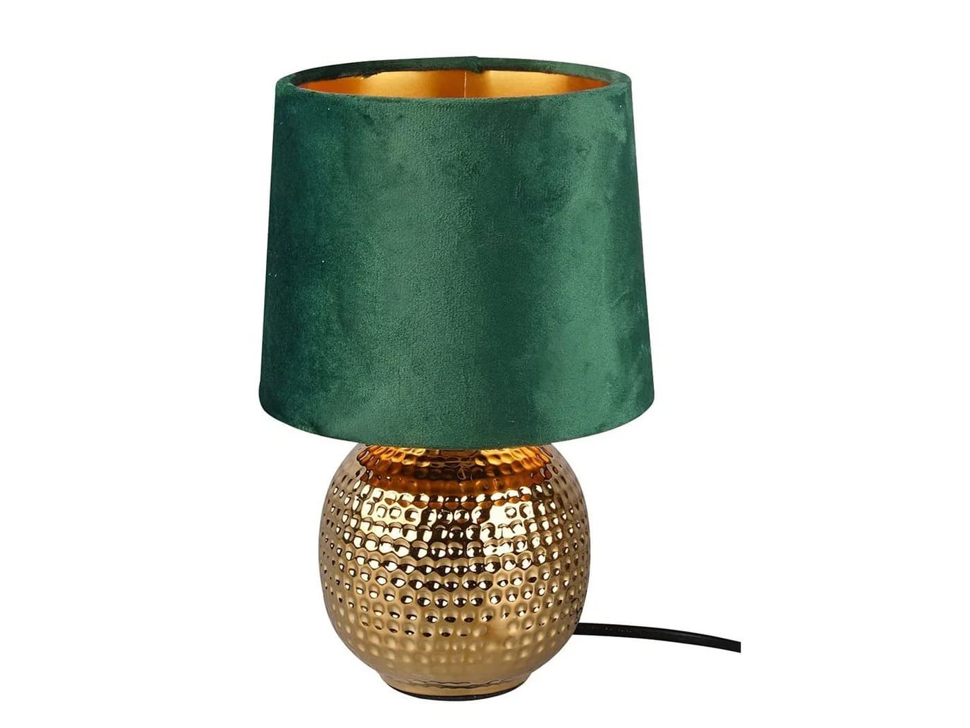 Reality Leuchten LED Nachttischlampe Grün-Gold Dimmbar - Bild 2