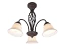 TRIO Leuchten LED Deckenleuchte Landhausstil Rostoptik Weiß 55cm Bild 2