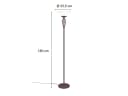 TRIO Leuchten LED Stehlampe Landhaus-Stil Dimmbar Rostoptik Bild 4