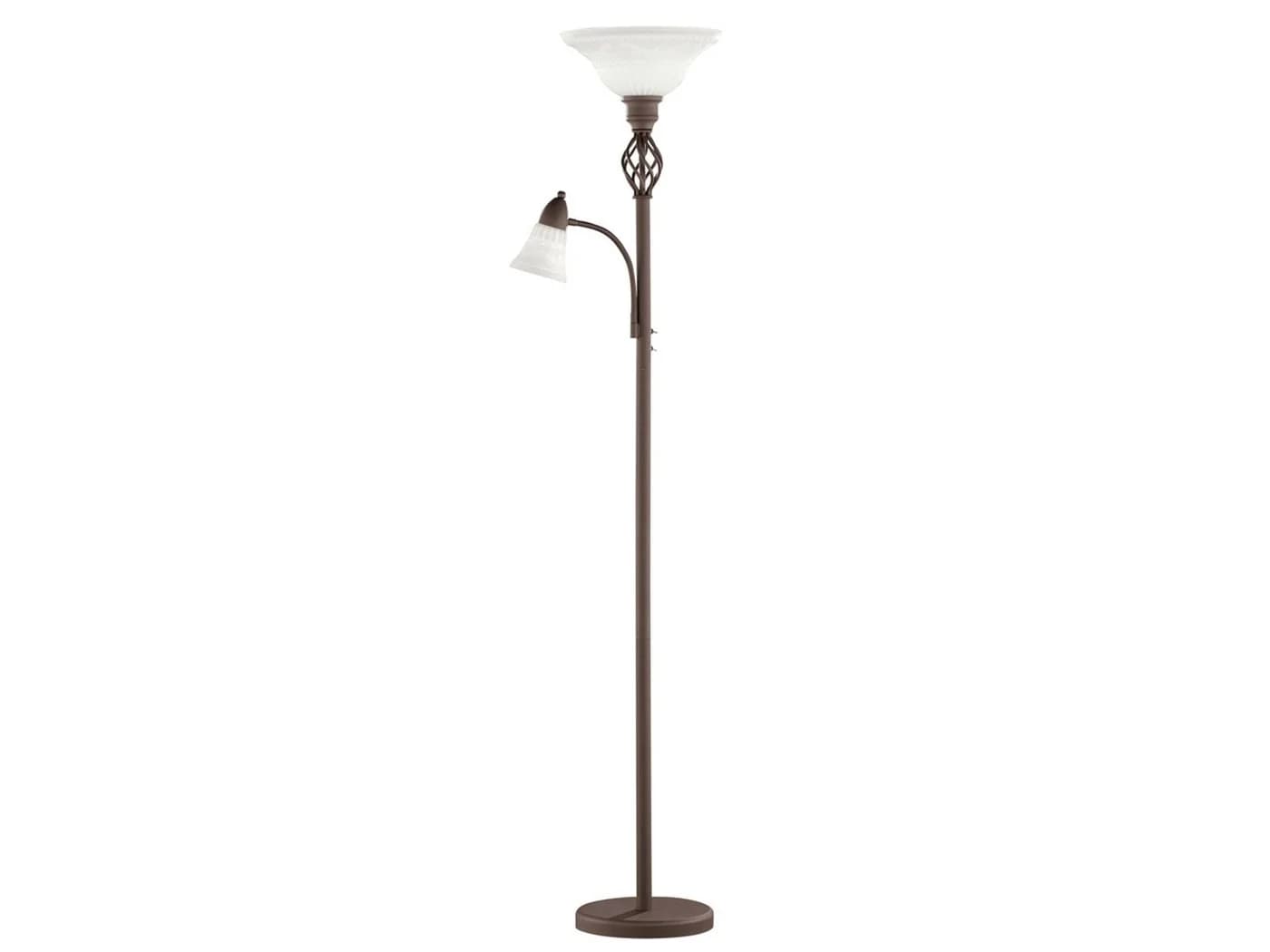 TRIO Leuchten LED Stehlampe Landhaus-Stil Dimmbar mit Leselampe - Bild 2