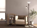 TRIO Leuchten LED Stehlampe Landhaus-Stil Dimmbar mit Leselampe Bild 5