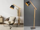 TRIO Leuchten LED Stehlampe Dimmfunktion Warmweiß Holz Bild 1