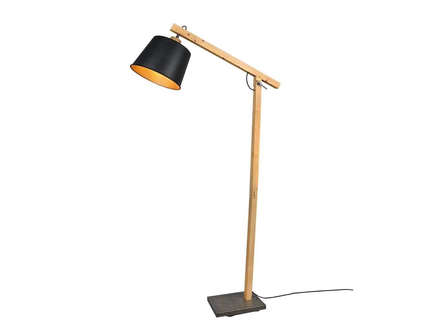 TRIO Leuchten LED Stehlampe Dimmfunktion Warmweiß Holz - Bild 2