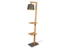 TRIO Leuchten LED Stehlampe Dimmfunktion Warmweiß Holz Metall Bild 2