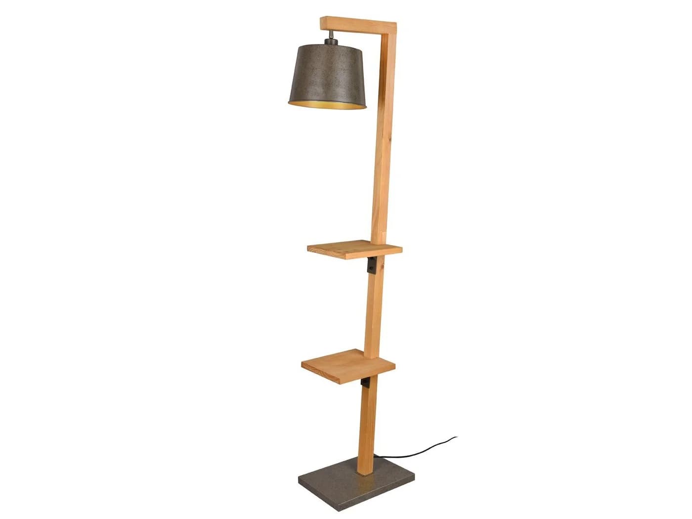 TRIO Leuchten LED Stehlampe Dimmfunktion Warmweiß Holz Metall - Bild 2