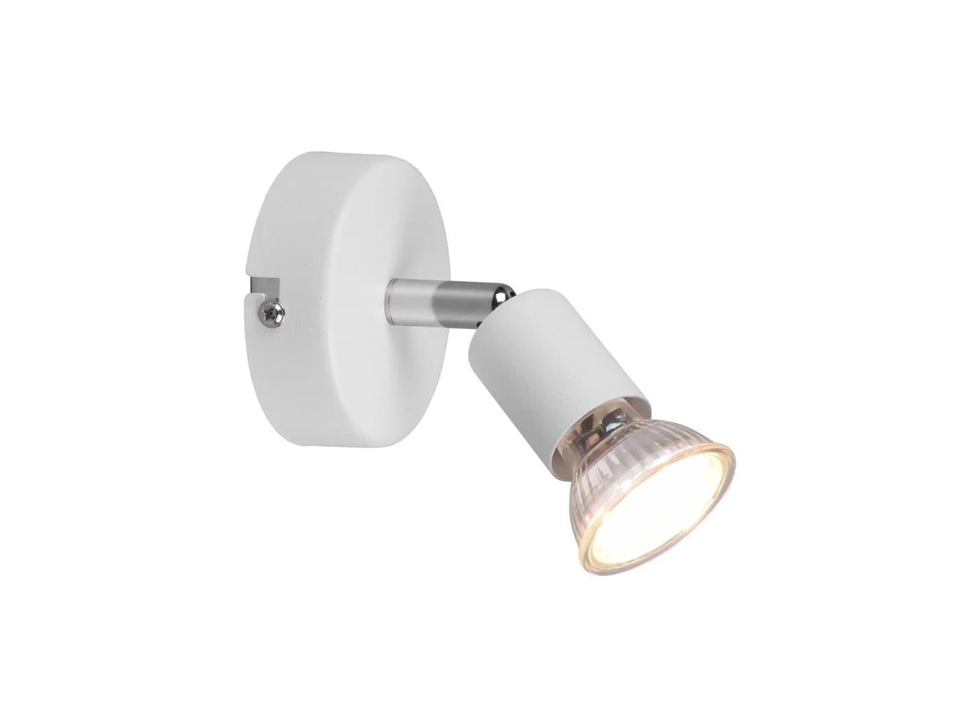 Reality Leuchten LED Wandstrahler Weiß Matt Schwenkbar Warmweiß - Bild 2