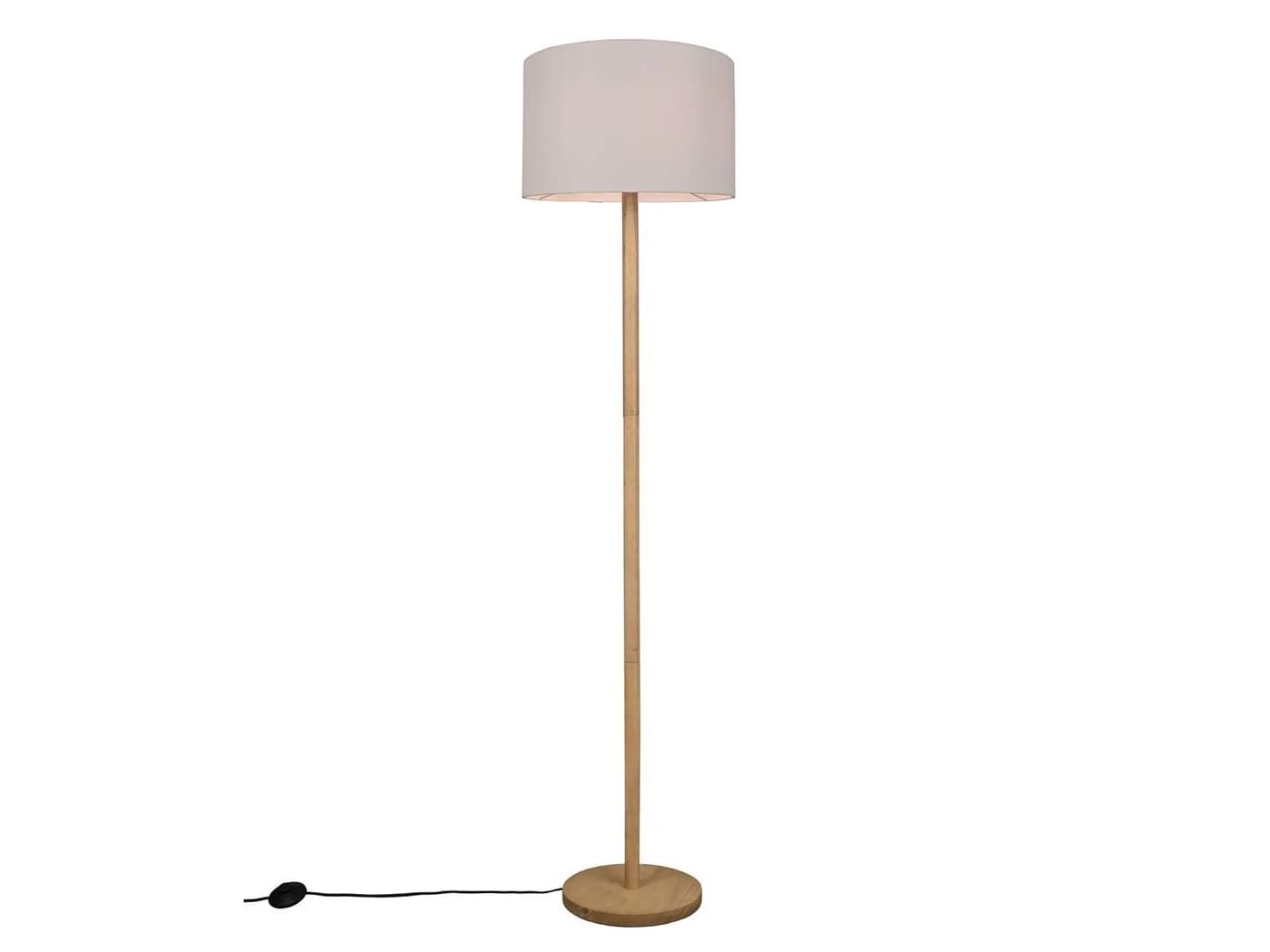 TRIO Leuchten LED Stehlampe Skandinavisch Dimmbar Weiß Holz - Bild 2