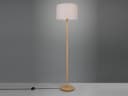 TRIO Leuchten LED Stehlampe Skandinavisch Dimmbar Weiß Holz Bild 3