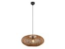 TRIO Leuchten LED Pendelleuchte Dimmfunktion Warmweiß Sisal Metall Bild 2