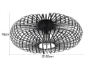 TRIO Leuchten LED Deckenleuchte Schwarz Dimmbar Industrie Design Bild 4