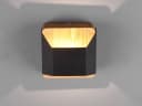 TRIO Leuchten LED Wandleuchte Dimmbar Holz Metall Schwarz Bild 5