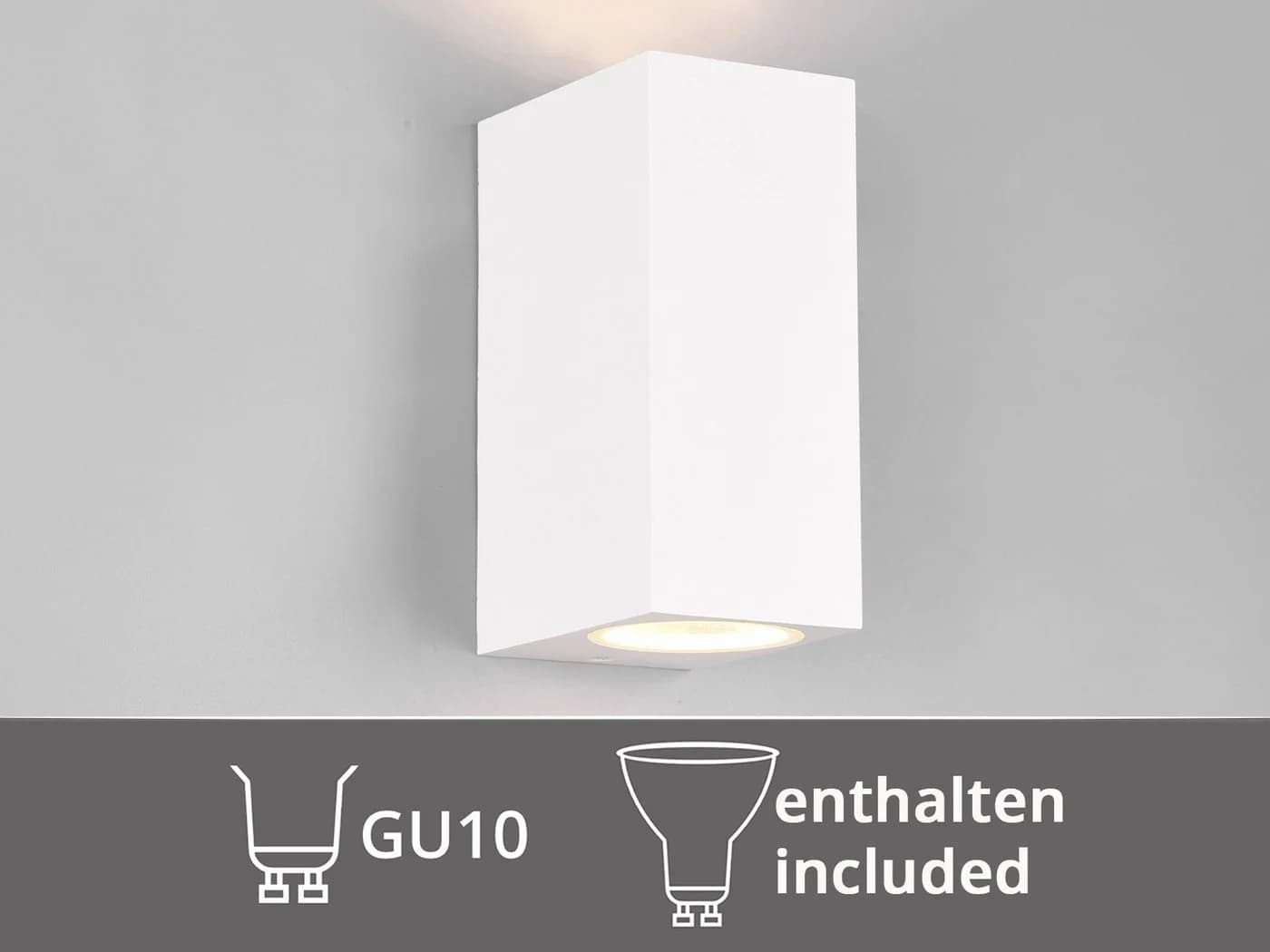 TRIO Leuchten LED Außen-Wandleuchte up and Down Aluminium Weiß - Bild 4
