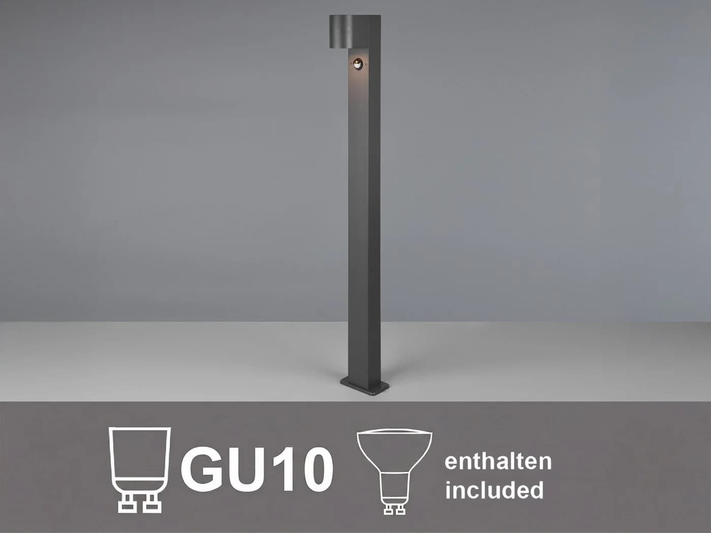 TRIO LED Pollerleuchte 100cm Anthrazit mit Bewegungsmelder - Bild 5