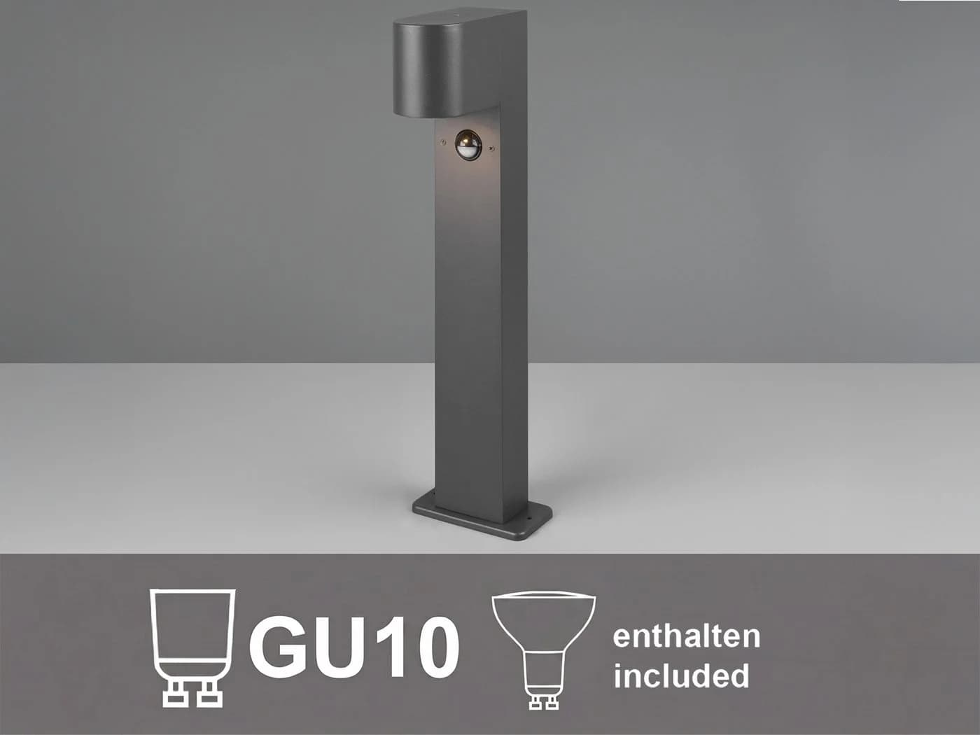 TRIO Leuchten LED Pollerleuchte 50cm Anthrazit Bewegungsmelder - Bild 5