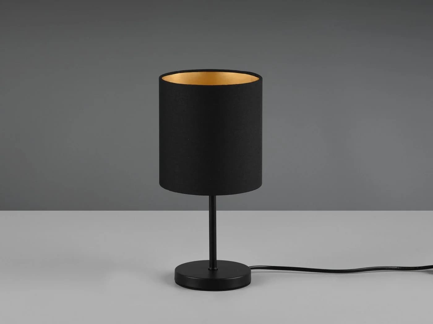 Reality Leuchten LED Nachttischlampe Dimmbar Schwarz Gold - Bild 5
